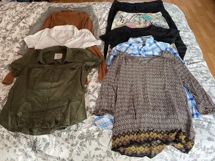 lot 9 articles taille M