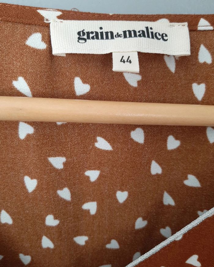 robe midi Grain de Malice marron taille 44 - photo numéro 4
