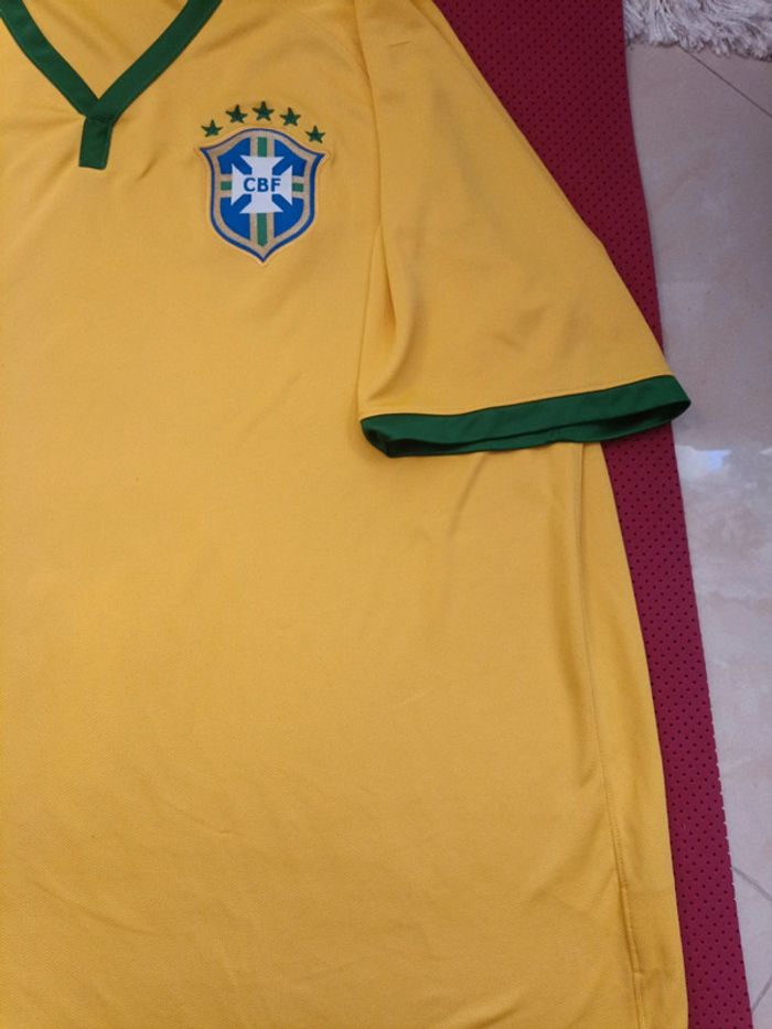 Maillot de foot Brésil, Nike Authentique Officiel taille Adulte XL - photo numéro 2