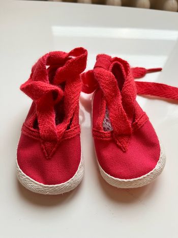 Sandales rouge framboise