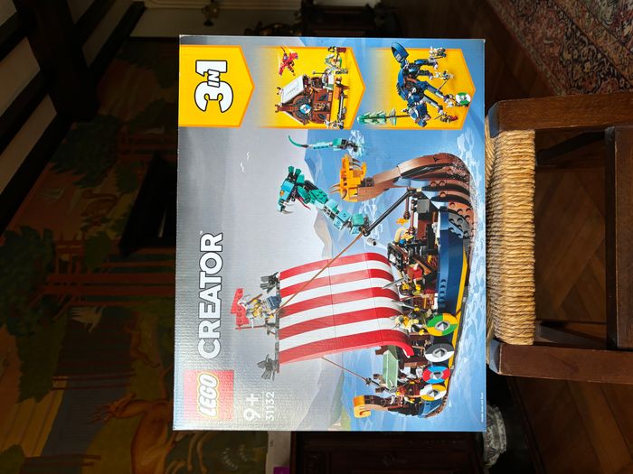 LEGO 31132 Le bateau viking et le serpent de Midgard