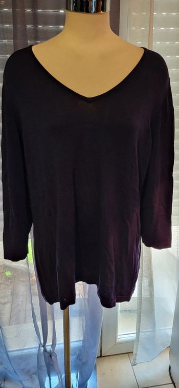 Élégant pull violet fluide - parfait mi-saison 50