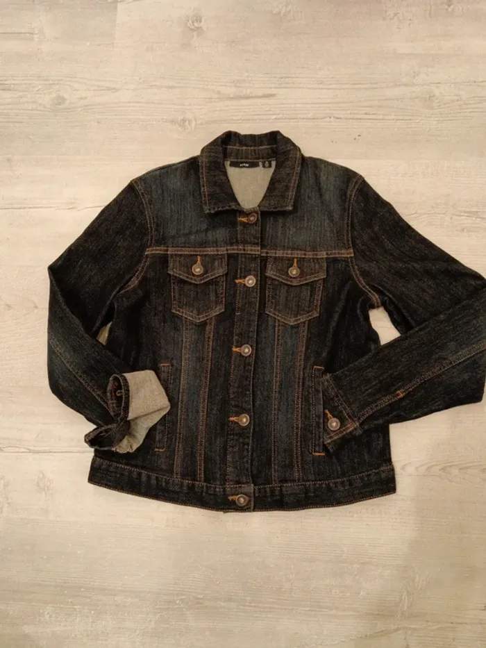 Veste en jean brut Kiabi taille 38 neuf