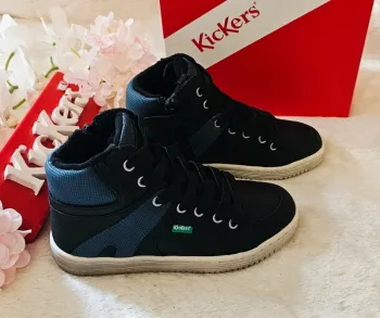 Baskets Sneakers Montantes Zip Kickers T29