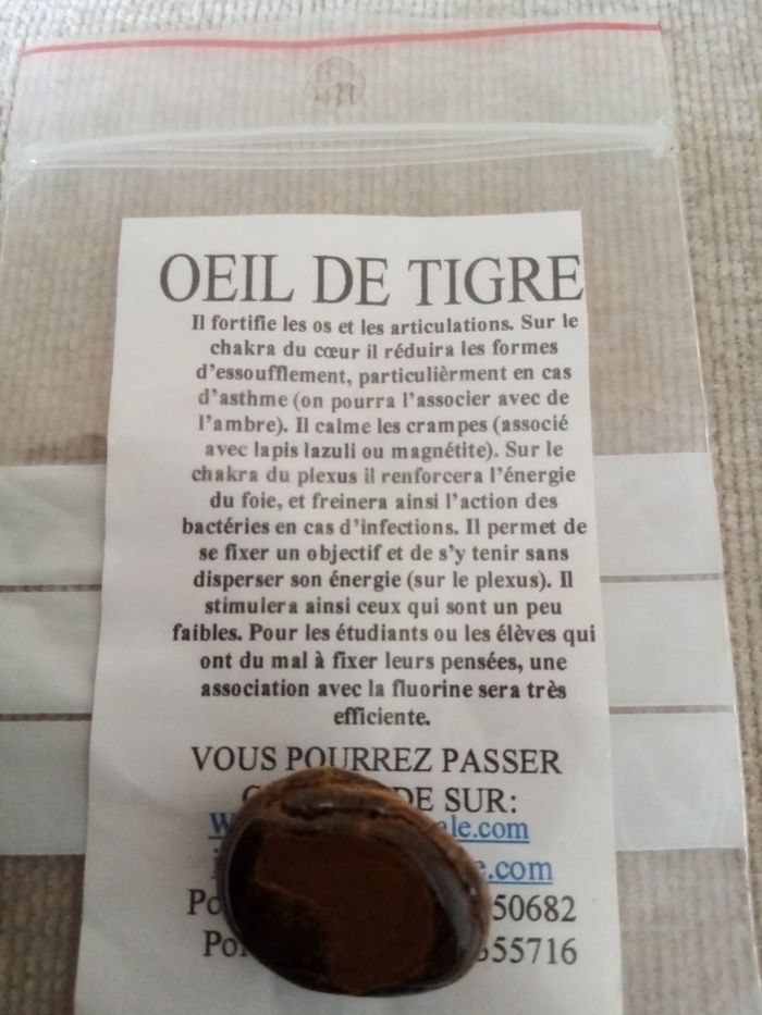 Lithothérapie : Oeil de Tigre - photo numéro 3