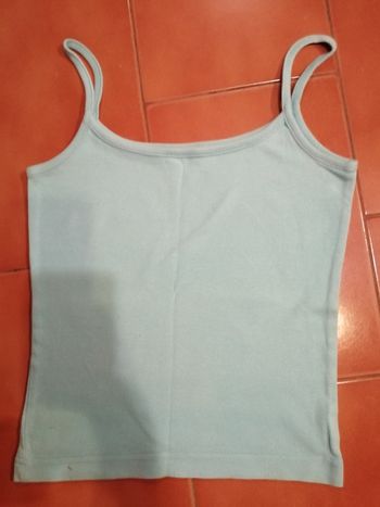 Débardeur turquoise Taille unique