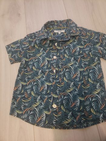 Chemise manches courtes Jules 4 ans