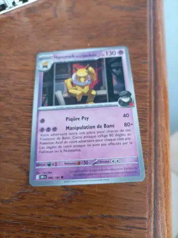 Carte pokémon hypnomade numéro 17