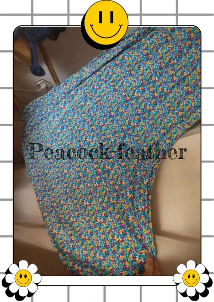 Robe fleurie bleue 44 - photo numéro 2