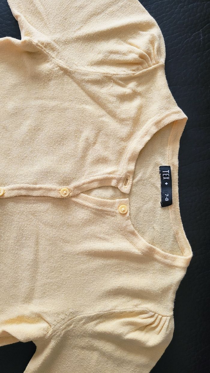 Gilet jaune à manches longues 7-8 ans - photo numéro 2
