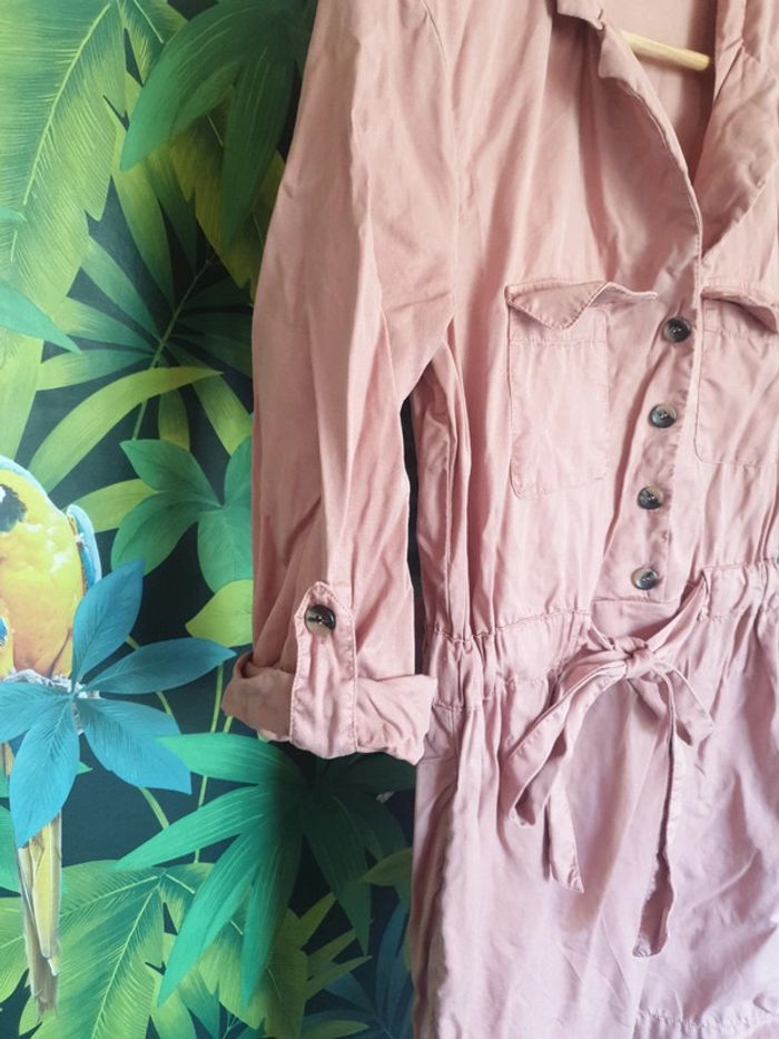 Robe chemise vieux rose - photo numéro 3