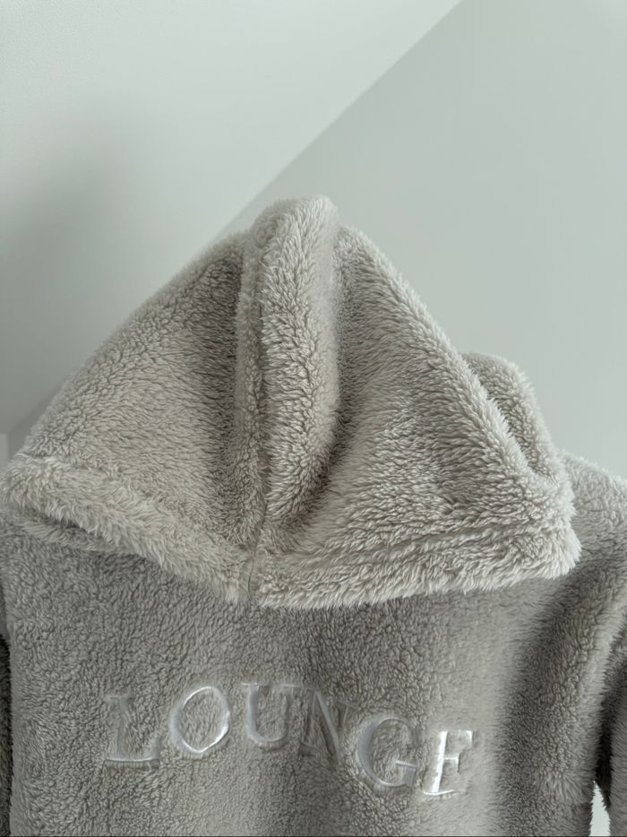 Pull sweat moumoute à capuche Lounge XS beige - photo numéro 10