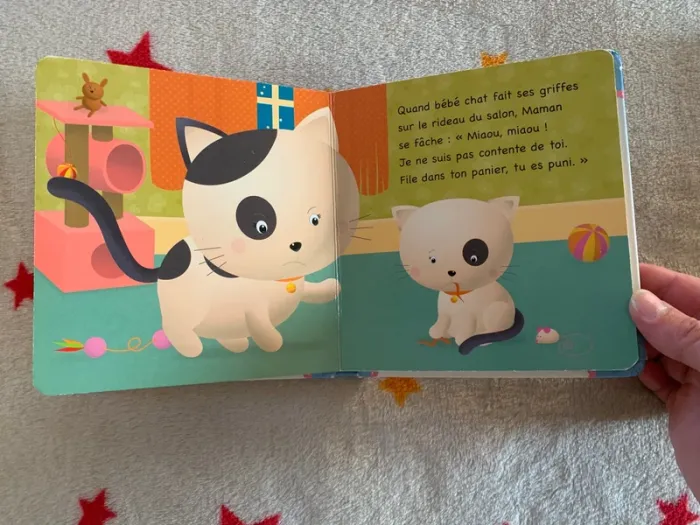Mon Petit Bébé Chat – Livre cartonné Fleurus – Bébé dès 1 an - photo numéro 4