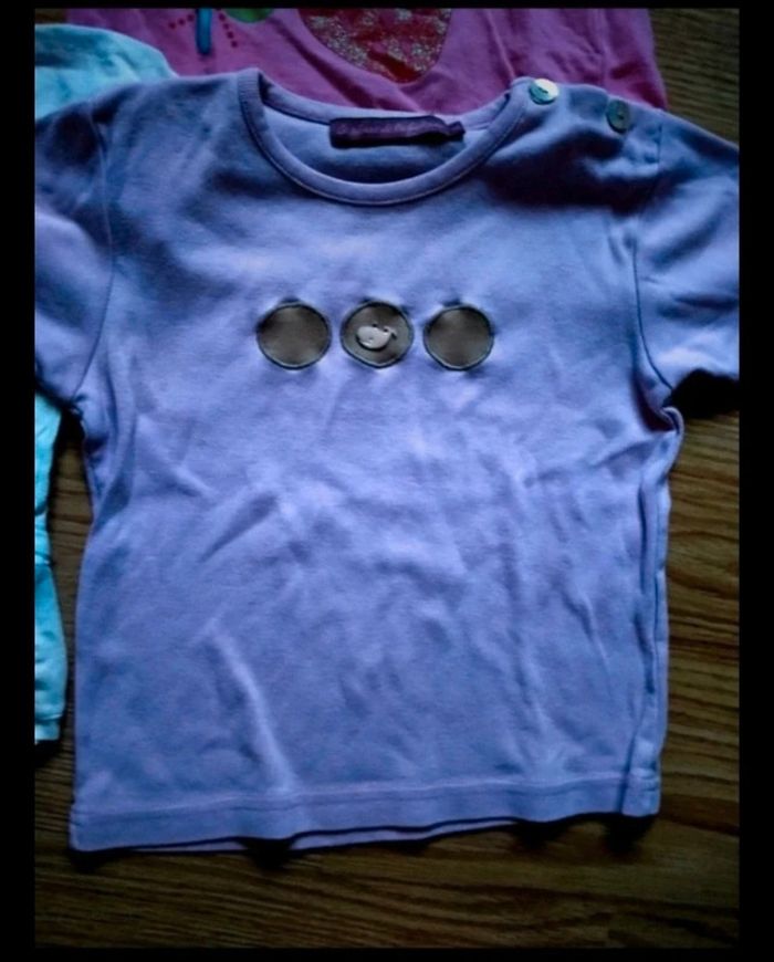 Lot de 9 tee shirt manches courtes. Filles.
Taille 3 ans - photo numéro 6
