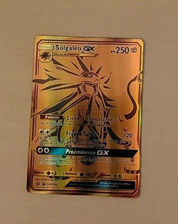 Carte pokemon Solfaleo GX