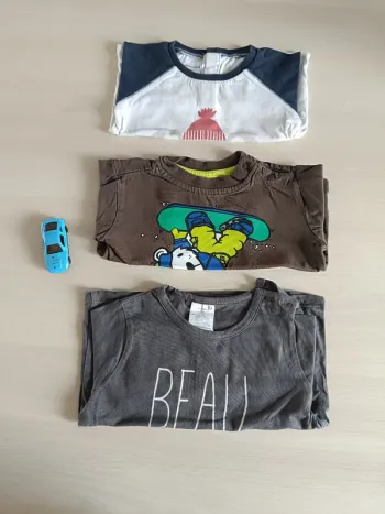 3 tee-shirt manche longue
