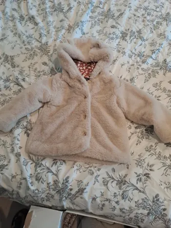 Manteau moumoute 18/24mois