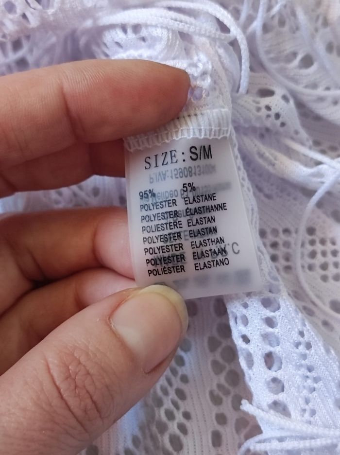 Haut dentelle taille s/m - photo numéro 4