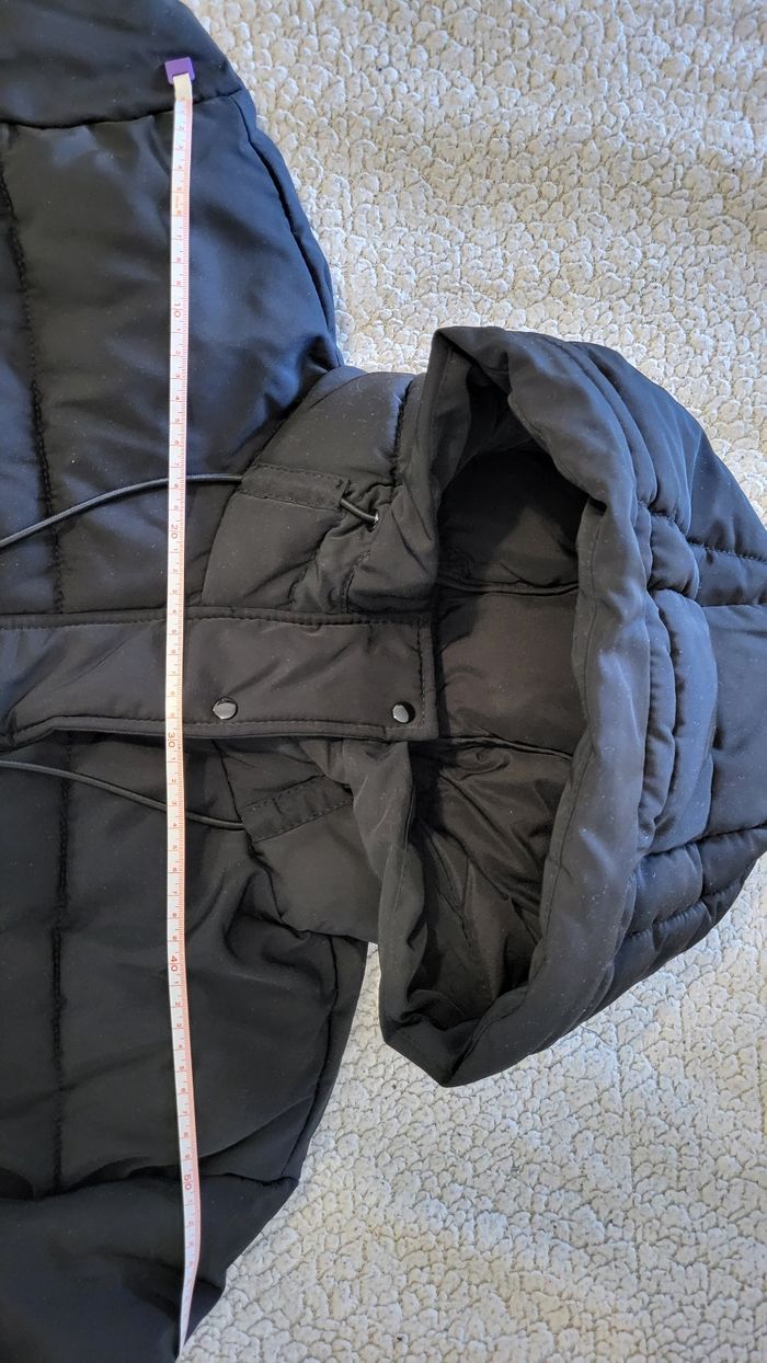 doudoune noir pull and bear - photo numéro 7