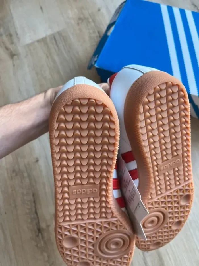 Adidas Samba OG White Red 43,5 - photo numéro 4