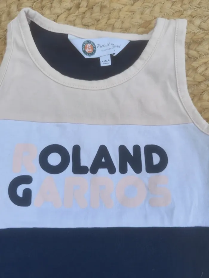 T shirt Roland Garros petit 4/5 ans - photo numéro 2