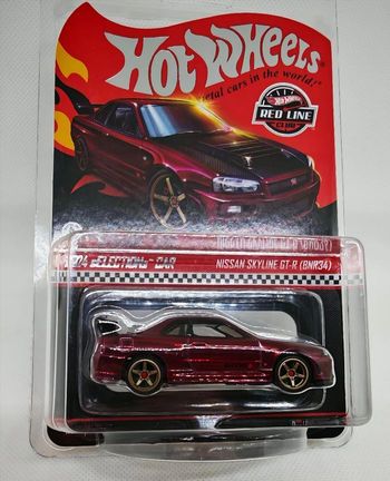 hot wheels rlc Skyline GT-R bnr34