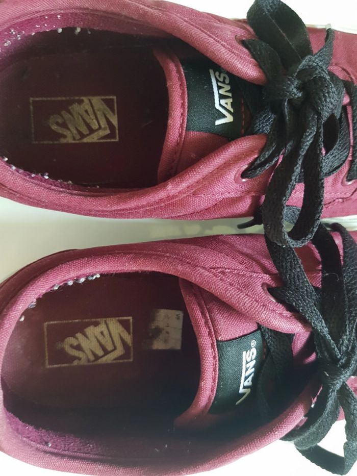 Vans bordeaux taille 37 - photo numéro 6