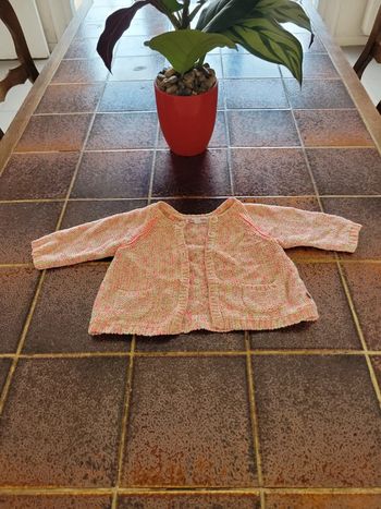 Gilet boutonné tricot