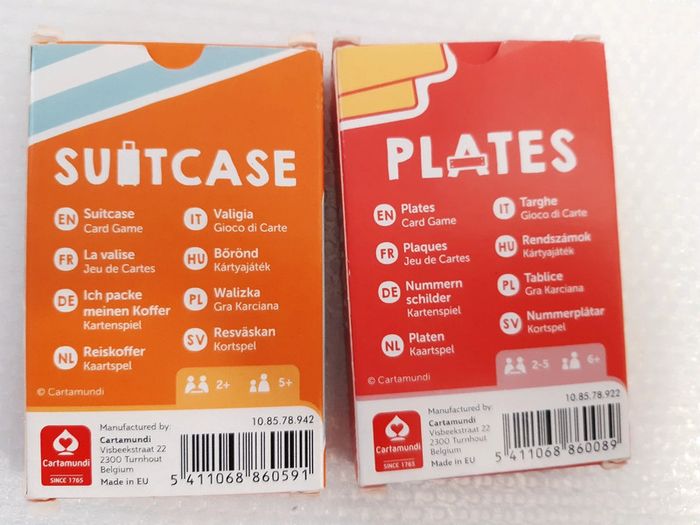 Jeu de cartes plates et suitcase - photo numéro 4