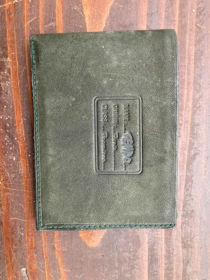 Porte feuille kaki