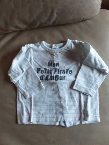 Tee-shirt manches longues Petit pirate