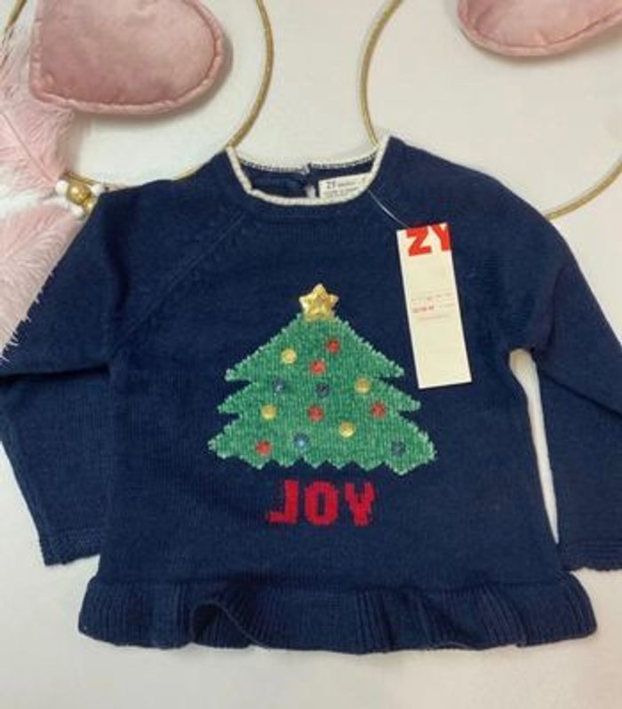 Pull bébé fille - noël - neuf - Zippy - Taille 12 mois - photo numéro 5