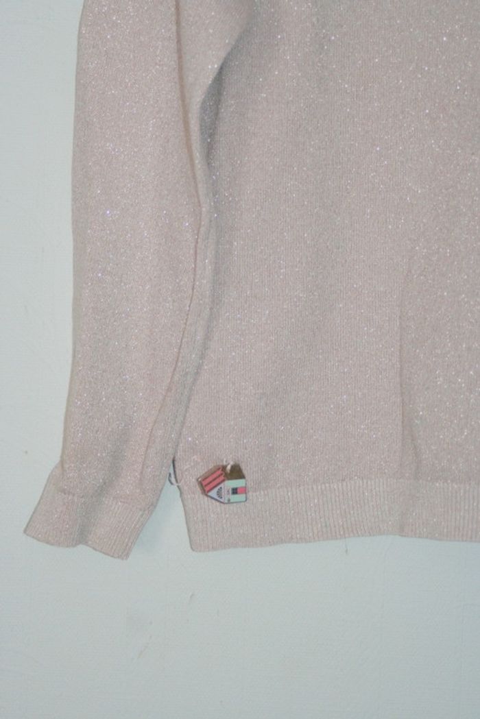 Pull léger rose pailleté 6 ans - photo numéro 3