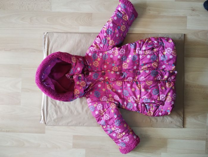 Doudoune fille imprimée fleurs Orchestra 18 mois/81 cm