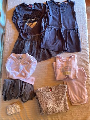 Lot de vêtements pour filles automne hiver 5 ans