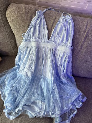 Robe bleu shein