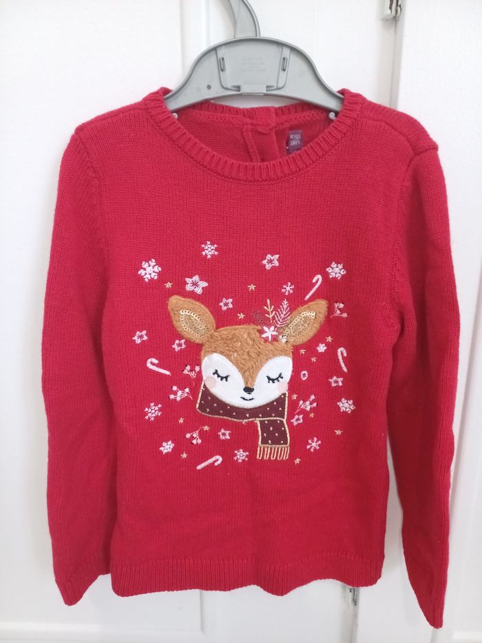 Lot de 2 pulls de Noël Sergent Major - 5 ans fille 🎅 - photo numéro 3