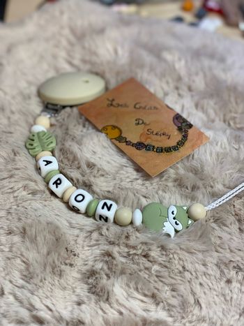 Attache tétine renard