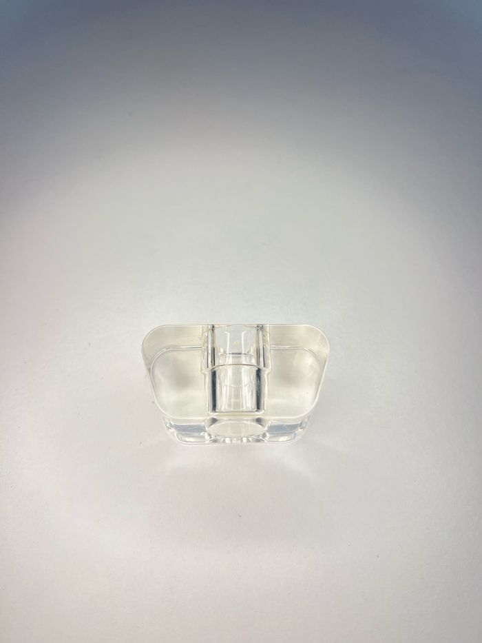 Bougeoir en plastique robuste - Design élégant - Transparent - photo numéro 5
