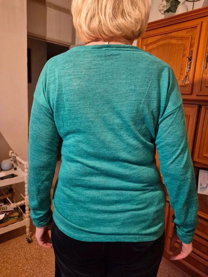 Pull fin avec motif strass - photo numéro 4