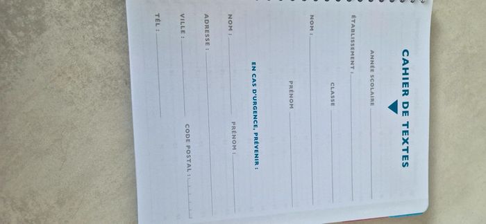 Cahier de texte dinosaures. - photo numéro 3