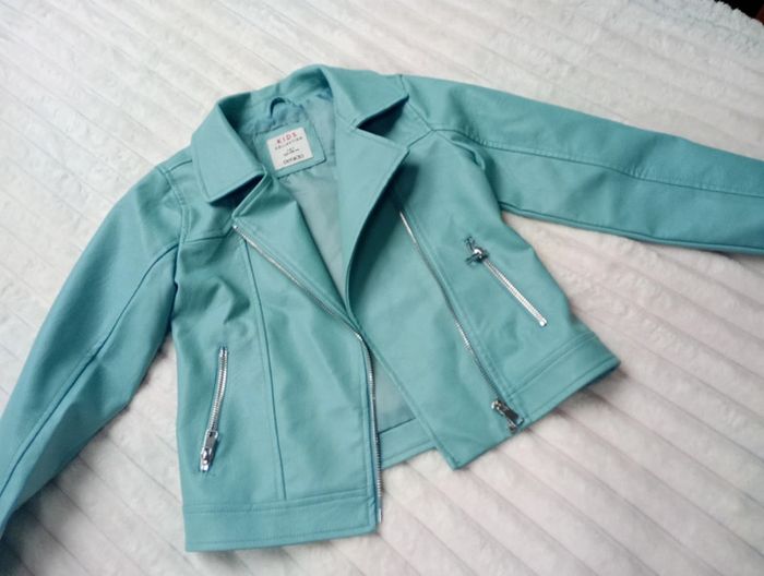 Veste Perfecto vert bleu 7 à 8 ans - photo numéro 2
