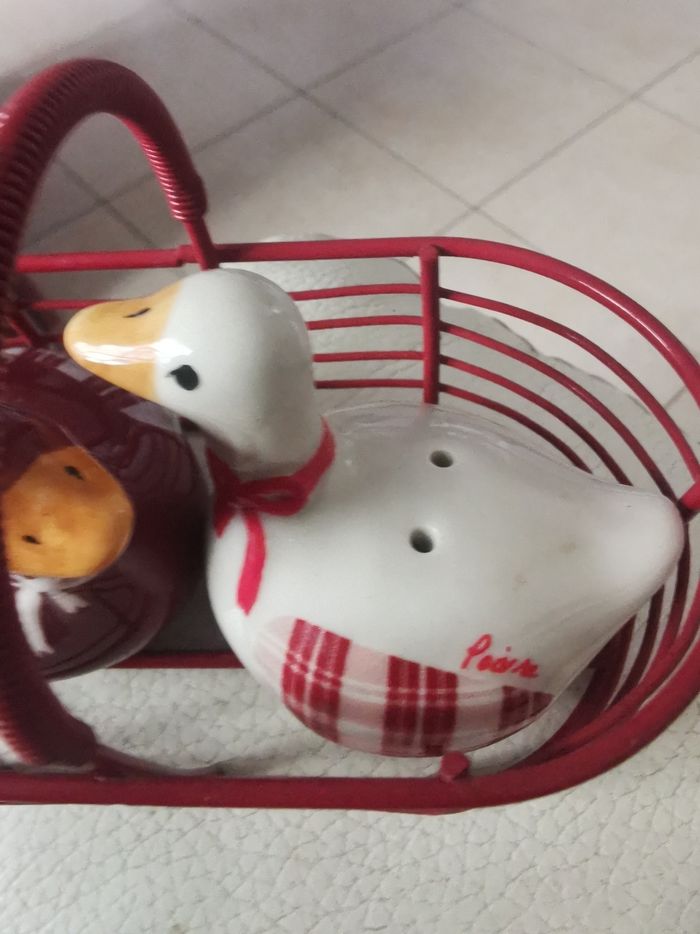 Salière et poivrière canards tout mignon - photo numéro 6