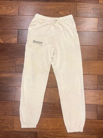 Jogging blanc à taille élastique 12 ans