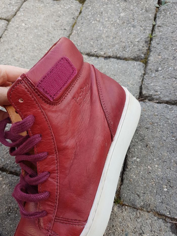 Baskets montantes rouges Palladium T38 - photo numéro 10