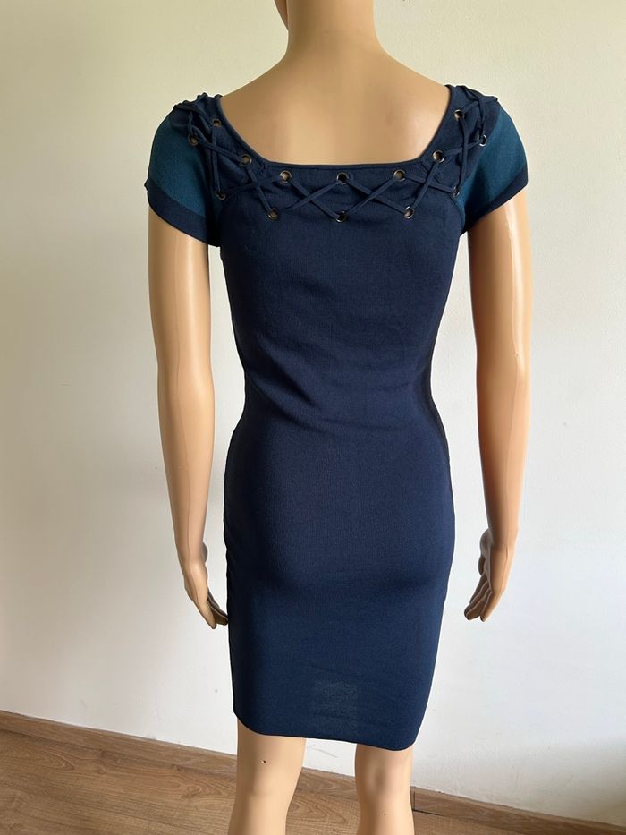 Robe bleue à manches courtes Morgan taille S excellent état - photo numéro 5