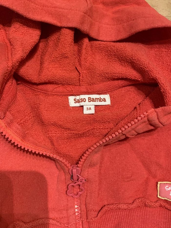 Veste courte rouge sans manche Salso Bamba 3 ans - photo numéro 5