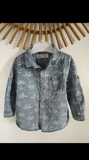 Chemise jeans Zara 12-18mois