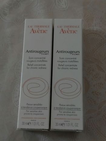 Avène antirougeur fort soin concentré rougeurs installé peaux sensibles