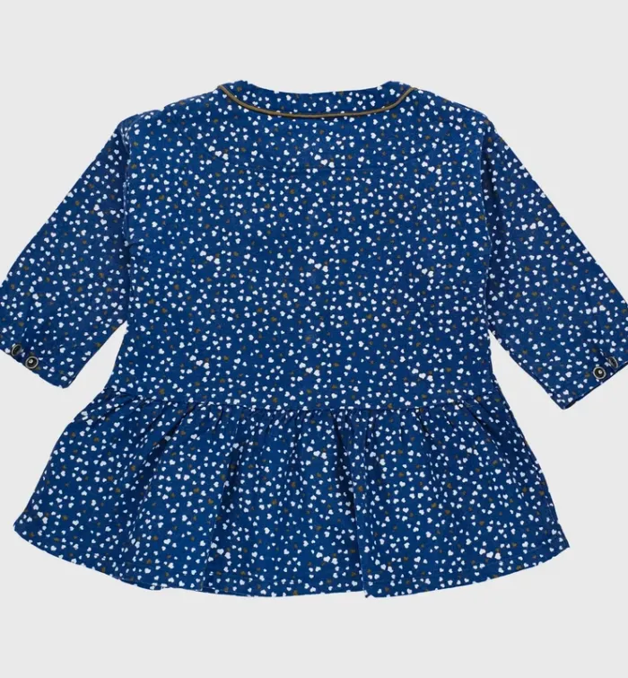 Robe à manches longues 6 mois en coton Petit Bateau - photo numéro 2